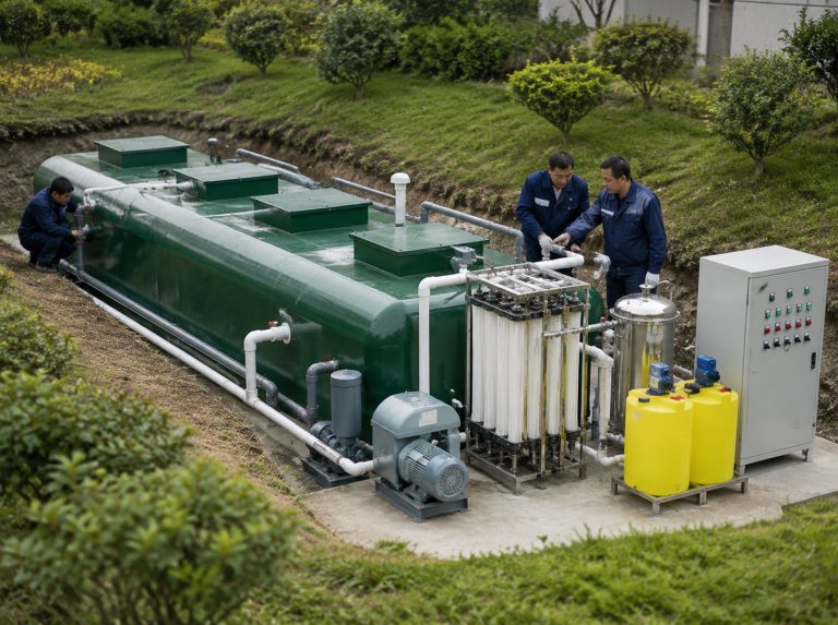 西安区地埋式AAO/MBR生活污水处理设备